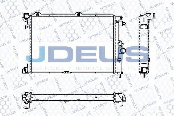 JDEUS RA0200630 Радіатор, охолодження двигуна