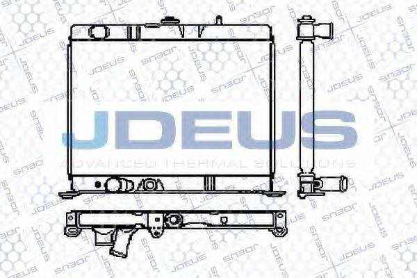 JDEUS RA0210031 Радіатор, охолодження двигуна