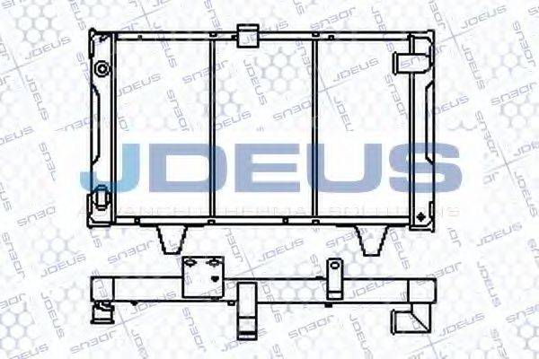 JDEUS RA0210120 Радіатор, охолодження двигуна