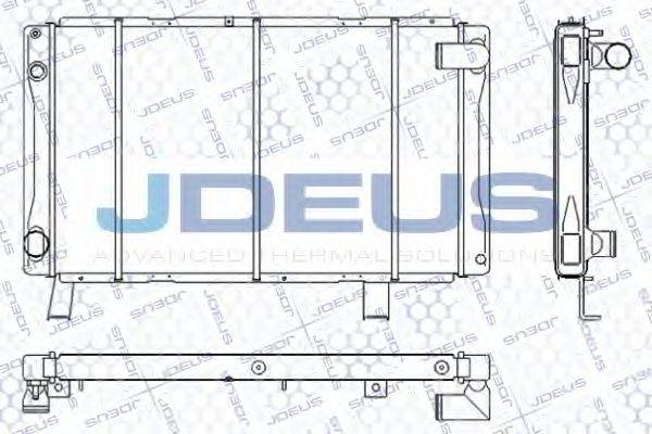 JDEUS RA0210180 Радіатор, охолодження двигуна