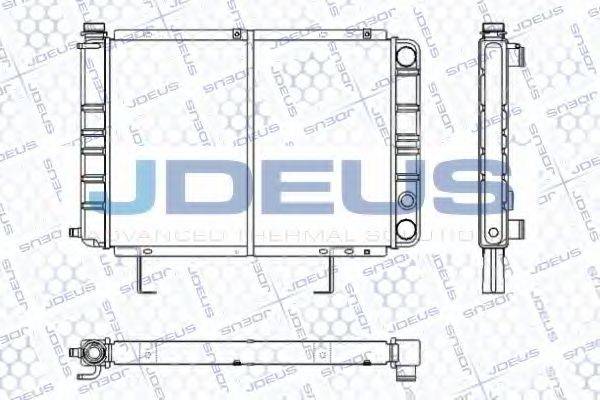 JDEUS RA0210220 Радіатор, охолодження двигуна