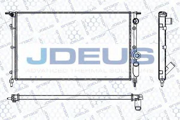 JDEUS RA0230221 Радіатор, охолодження двигуна