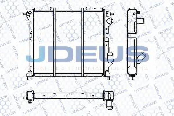 JDEUS RA0230490 Радіатор, охолодження двигуна