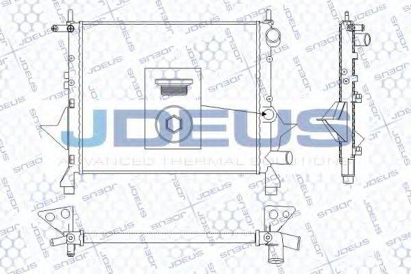 JDEUS RA0230500 Радіатор, охолодження двигуна