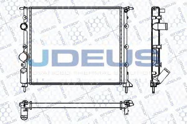 JDEUS RA0230630 Радіатор, охолодження двигуна