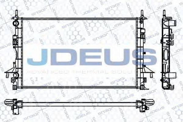 JDEUS RA0230680 Радіатор, охолодження двигуна