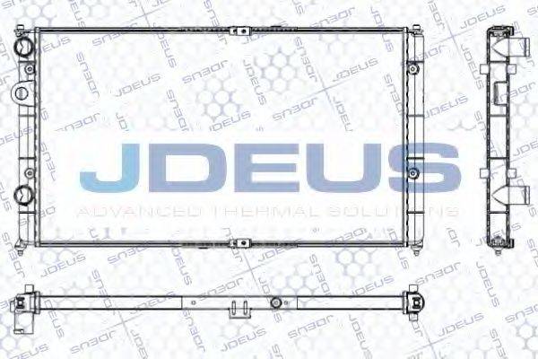 JDEUS RA0250070 Радіатор, охолодження двигуна