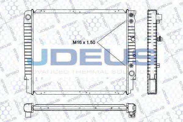 JDEUS RA0310461 Радіатор, охолодження двигуна