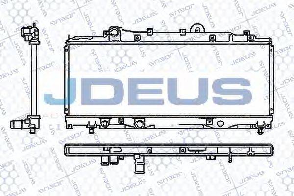 JDEUS RA0360010 Радіатор, охолодження двигуна