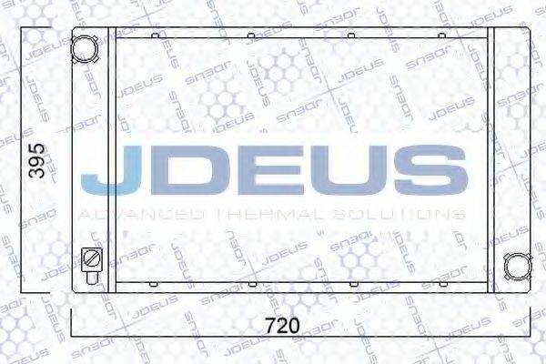 JDEUS 005M24 Радіатор, охолодження двигуна