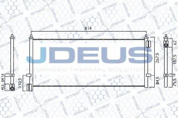 JDEUS 731M06 Конденсатор, кондиціонер