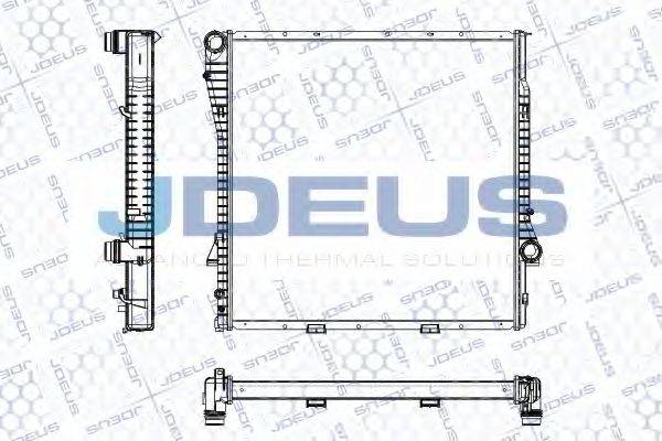 JDEUS RA0050720 Радіатор, охолодження двигуна