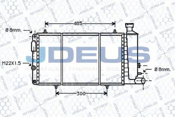 JDEUS 007N15 Радіатор, охолодження двигуна