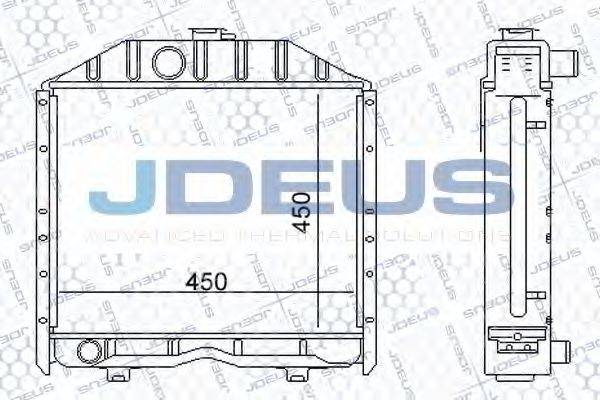 JDEUS 011M01 Радіатор, охолодження двигуна