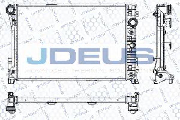 JDEUS RA0171000 Радіатор, охолодження двигуна