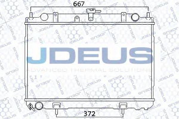 JDEUS 019M65 Радіатор, охолодження двигуна