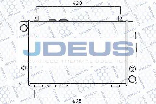 JDEUS 038M04 Радіатор, охолодження двигуна