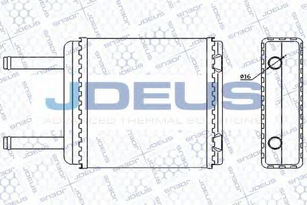 JDEUS 220M07A Теплообмінник, опалення салону