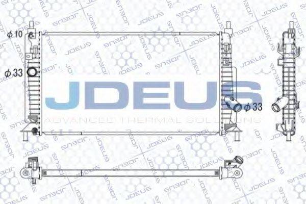 JDEUS 016M35 Радіатор, охолодження двигуна