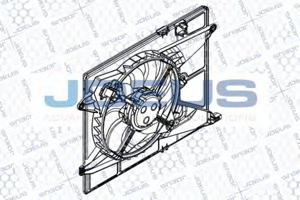 JDEUS EV8D3440 Вентилятор, охолодження двигуна