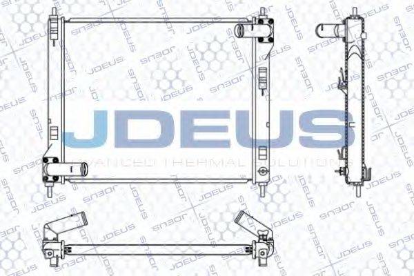 JDEUS 019M44 Радіатор, охолодження двигуна