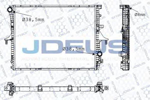 JDEUS 030M57 Радіатор, охолодження двигуна