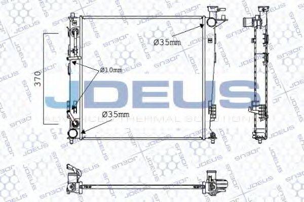 JDEUS 054M51 Радіатор, охолодження двигуна