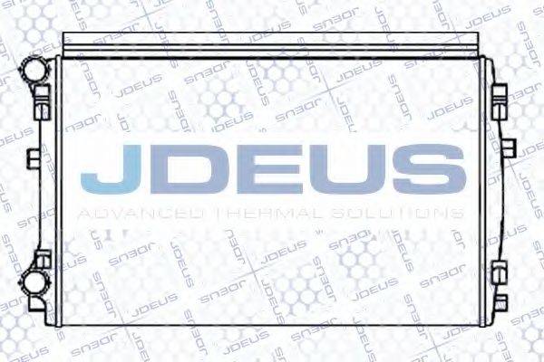 JDEUS 001M31 Радіатор, охолодження двигуна