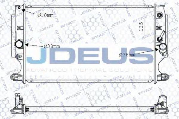 JDEUS 028M92 Радіатор, охолодження двигуна