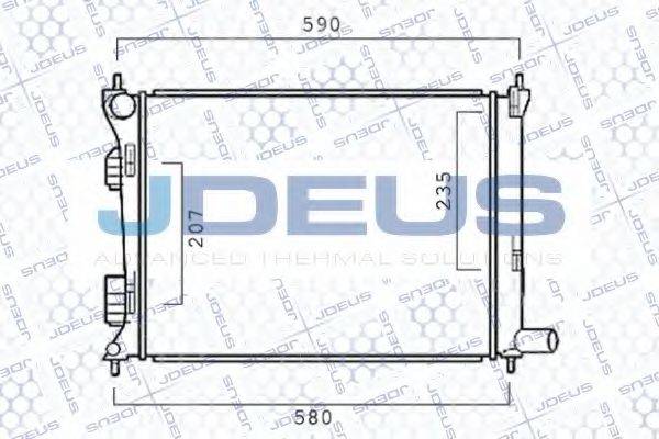 JDEUS 054M45A Радіатор, охолодження двигуна