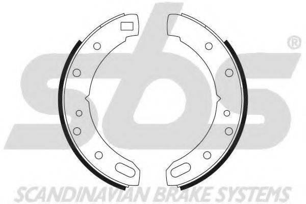 SBS 18492740015 Комплект гальмівних колодок
