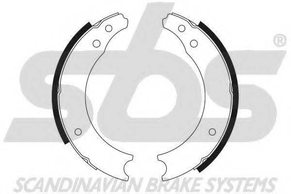 SBS 18492739232 Комплект гальмівних колодок