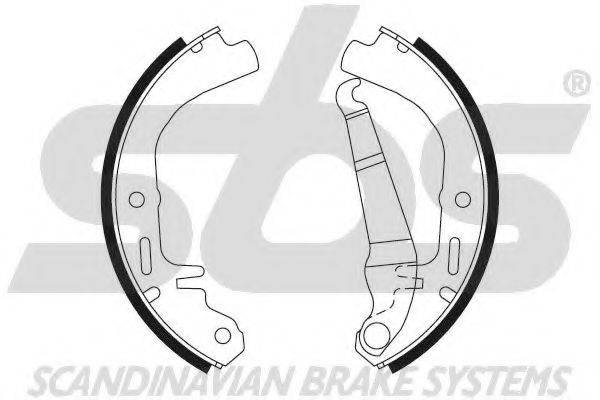 SBS 18492736264 Комплект гальмівних колодок
