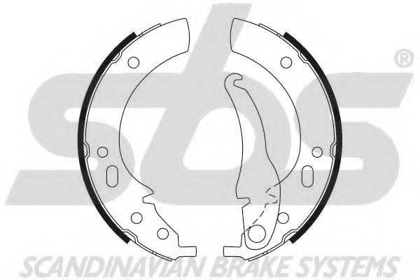 SBS 18492715287 Комплект гальмівних колодок