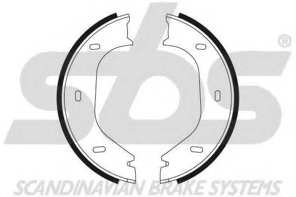 SBS 18492715290 Комплект гальмівних колодок, стоянкова гальмівна система