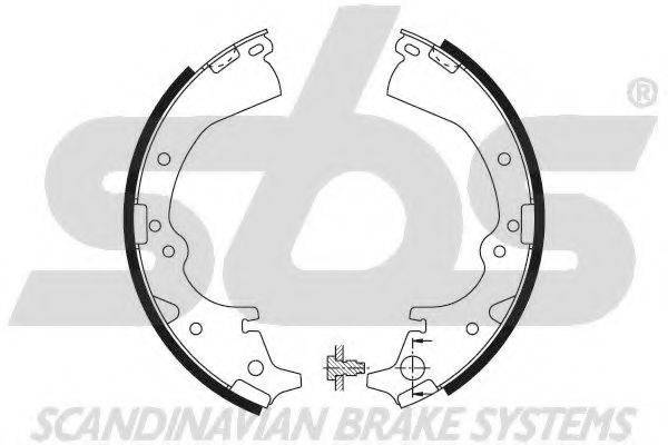 SBS 18492745426 Комплект гальмівних колодок
