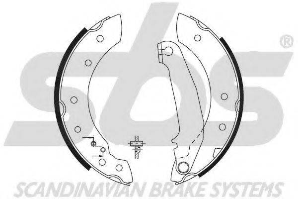 SBS 18492748516 Комплект гальмівних колодок