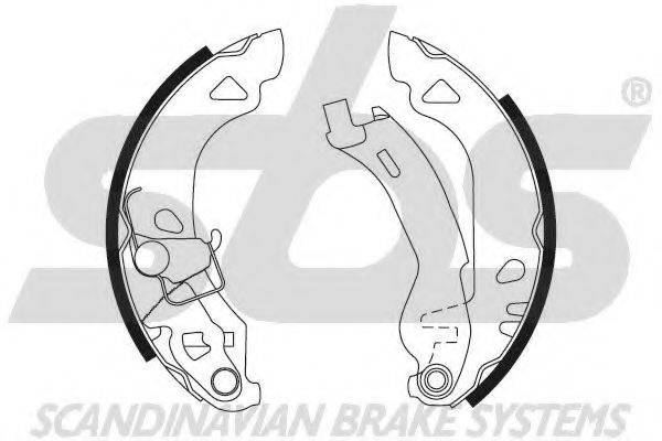 SBS 18682723547 Комплект гальмівних колодок