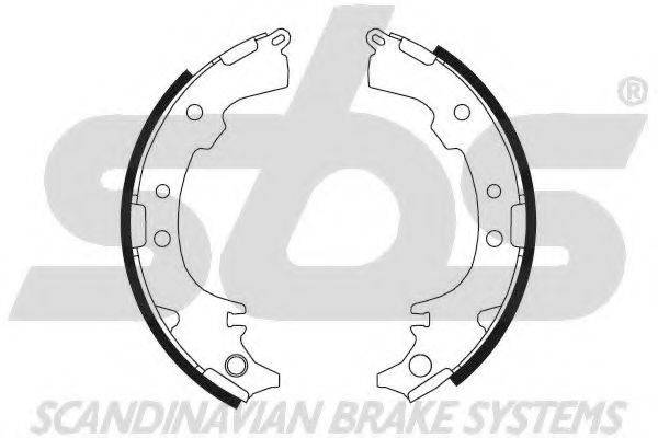 SBS 18492745601 Комплект гальмівних колодок