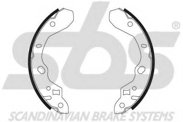 SBS 18492732611 Комплект гальмівних колодок