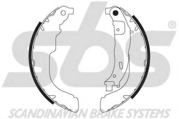 SBS 18492737741 Комплект гальмівних колодок