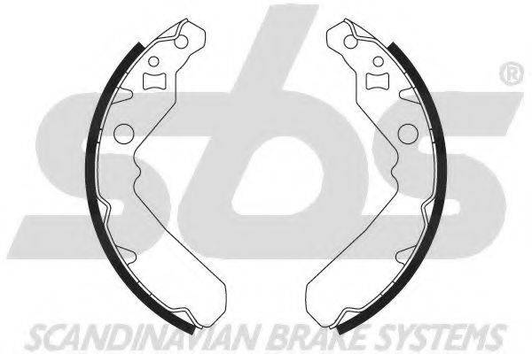 SBS 18492751747 Комплект гальмівних колодок
