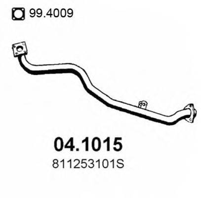 ASSO 041015 Труба вихлопного газу