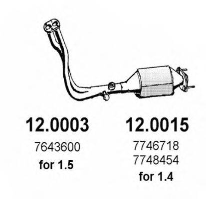 ASSO 120015 Каталізатор