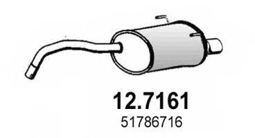 ASSO 127161 Глушник вихлопних газів кінцевий