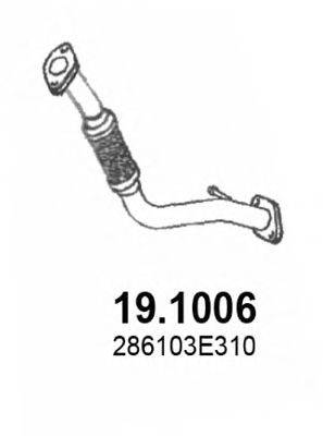 ASSO 191006 Труба вихлопного газу