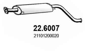 ASSO 226007 Середній глушник вихлопних газів