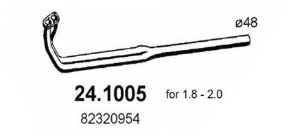 ASSO 241005 Труба вихлопного газу
