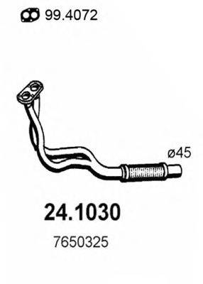 ASSO 241030 Труба вихлопного газу