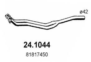 ASSO 241044 Труба вихлопного газу